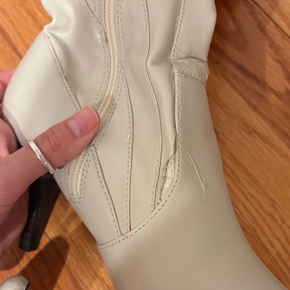 Style & Co. Women's Cream Heeled Boots - Picture 9 of 14